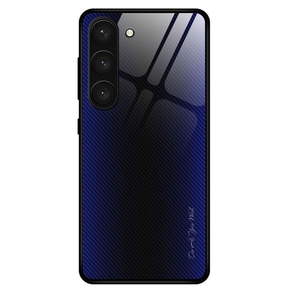 Samsung Galaxy S23 Kolfiberfodral - Mörkblå