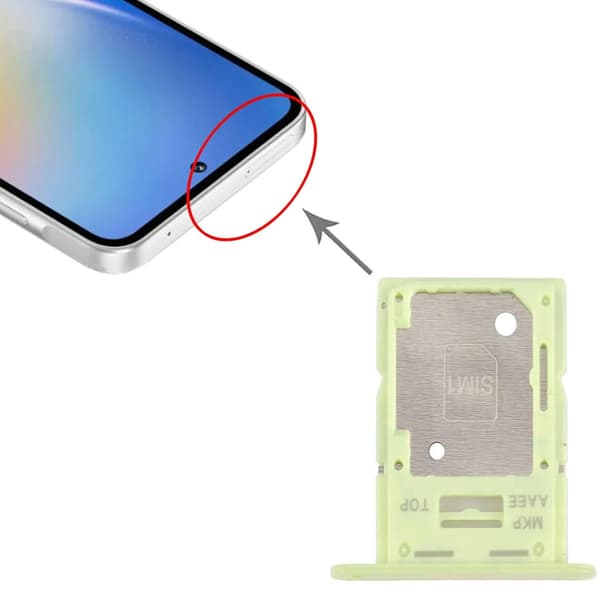 Samsung Galaxy A15 SIM-korttipidike - Vihreä