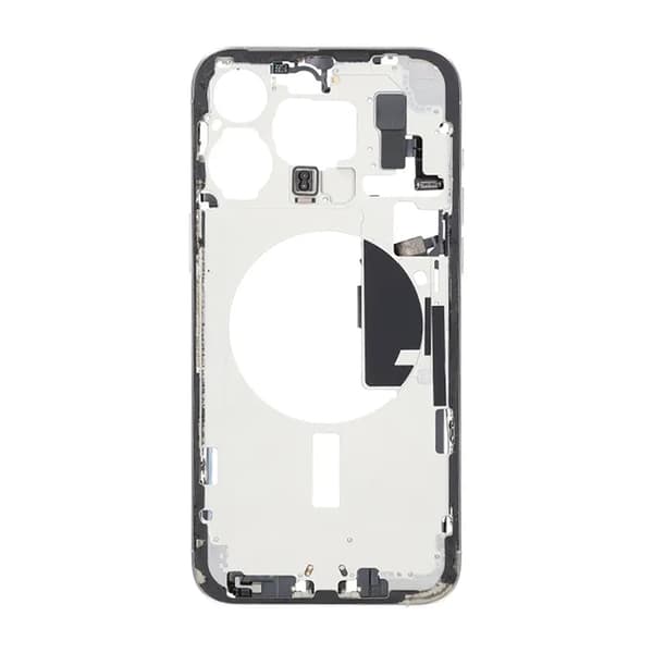 Mellemramme med smådele til iPhone 15 Pro Max - Hvid Titanium OEM