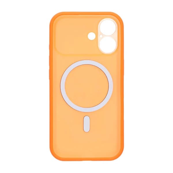 Precise Hole Shield Magnetic Case - iPhone 17 Orange