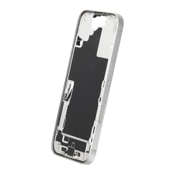 Mittenram med smådelar för iPhone 16 - Vit OEM