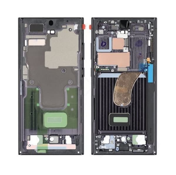 Samsung Galaxy S23 Ultra S918 LCD Ramme - Phantom Black