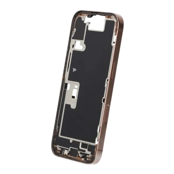 Mellemramme med smådele til iPhone 16 Pro - Sandfarvet Titanium OEM