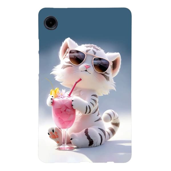 Samsung Galaxy Tab A11/A9 Cover med print - Tiger