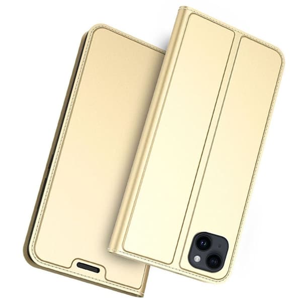 iPhone 13 Wallet Cover Stand - Guld