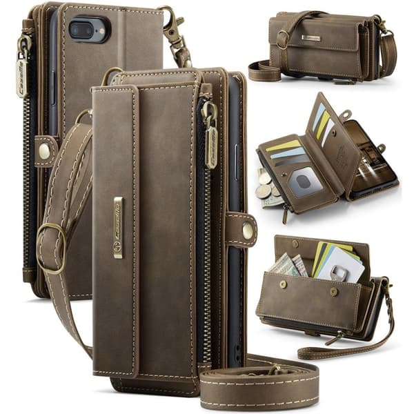 CASEME iPhone 6 Plus / 7 Plus / 8 Plus Cover - Brun
