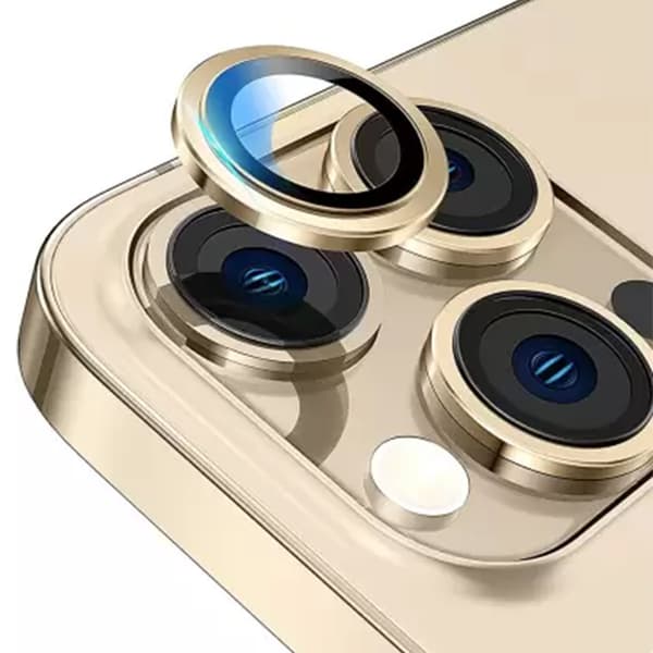 iPhone 14 Pro Kameralins med Ram - Guld