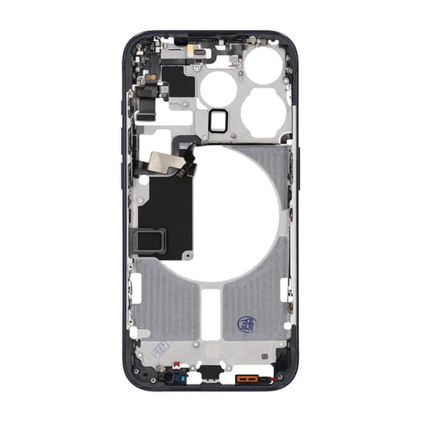 iPhone 15 Pro Mittenram med smådelar OEM - Titanblå