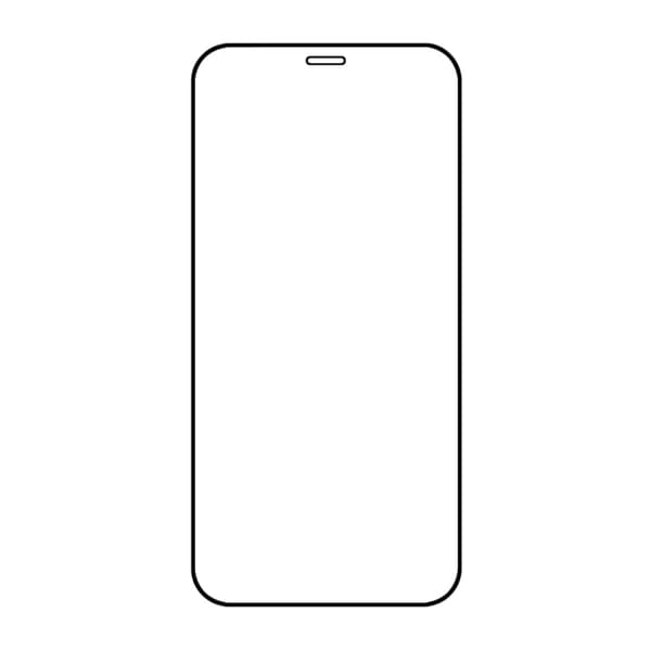 Screen Protector iPhone 12/12 Pro - 2.5D High Aluminum Tempered Glass RV no frame 20 pcs bulk