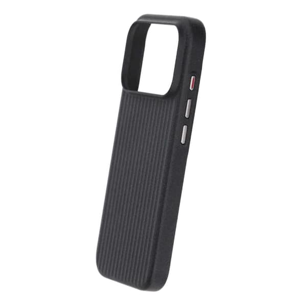 Bølget etui med Magsafe til iPhone 17 Pro Max - Sort