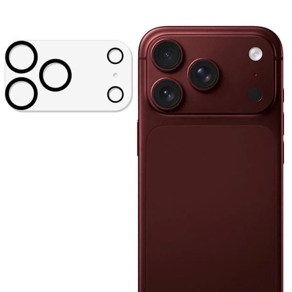 iPhone 18 Pro Max Kameralinsskydd Härdat Glas - Transparent