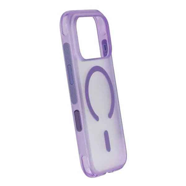 Matte Magnetic Shockproof Airbag  Case For iPhone 17 Pro Purple