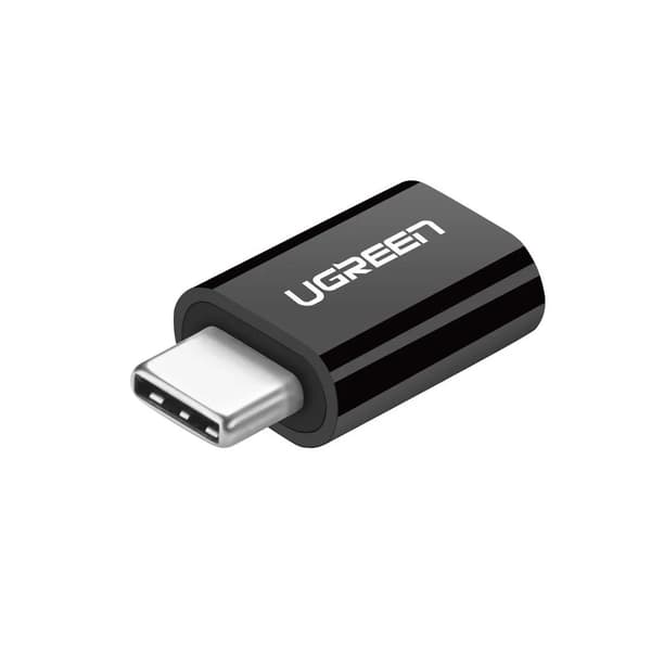 UGREEN USB-C - Micro USB -sovitin - Musta
