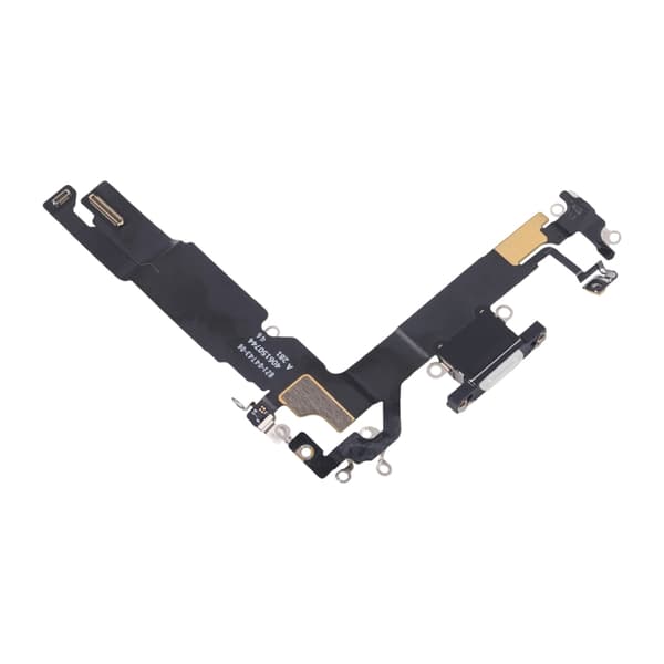 iPhone 16 Laddningskontakt Flexkabel Original - Vit