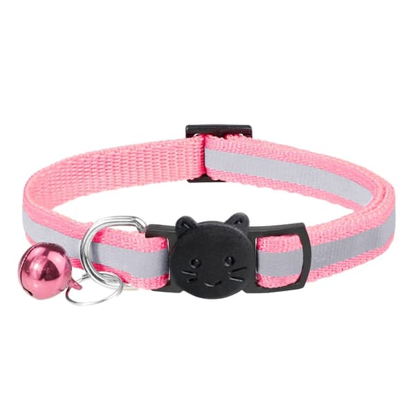 Pet Luminous Protective Cover Collar Pink