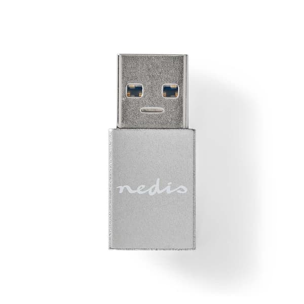 Nedis USB-A - USB-C -sovitin, 5 Gbps - Hopea