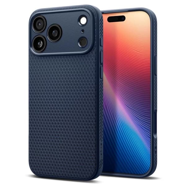 Spigen Liquid Air Cover til iPhone 17 Pro - Blå