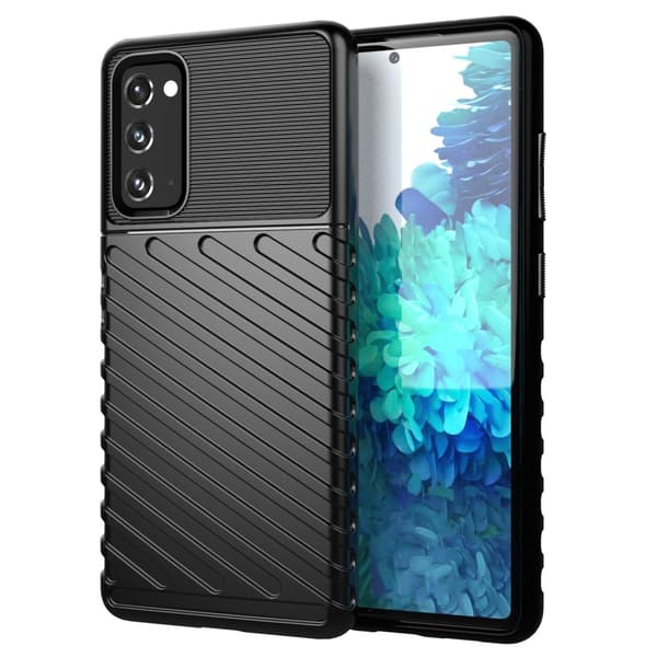 Thunder Series Cover til Samsung Galaxy S20 FE - Sort