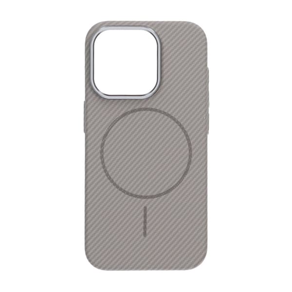 iPhone 15 Pro Carbon Cover - Grå