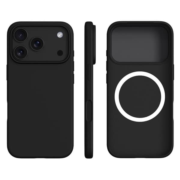 iPhone 18 Pro/17 Pro MagSafe-cover i silikone - Sort