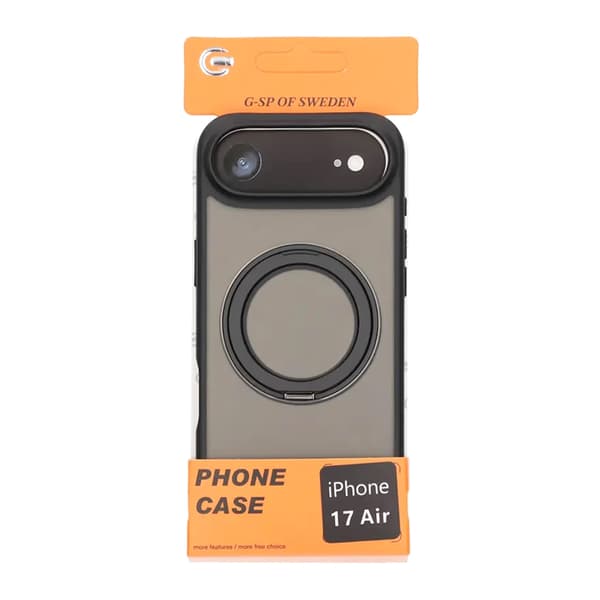 Mobilcover Roterende Magnetisk Stativ til iPhone Air - Sort