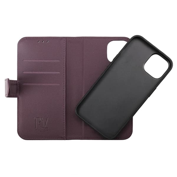 iPhone 14 Pro Max Plånboksfodral Magnet Rvelon - Lila