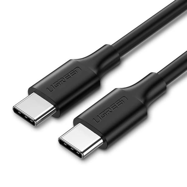 UGREEN USB-C - USB-C -kaapeli, 0,5 m - Musta