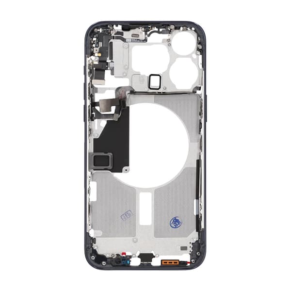 iPhone 15 Pro Max Mittenram med smådelar OEM - Titanblå