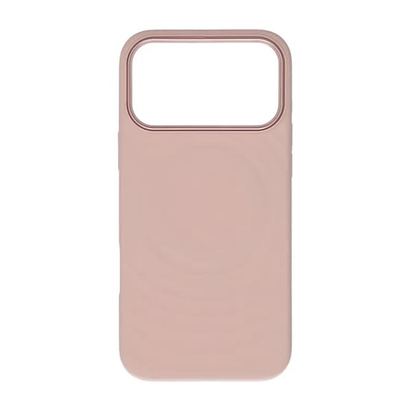 Cream wave flydende silikonecover til iPhone 17 Pro Max Pink