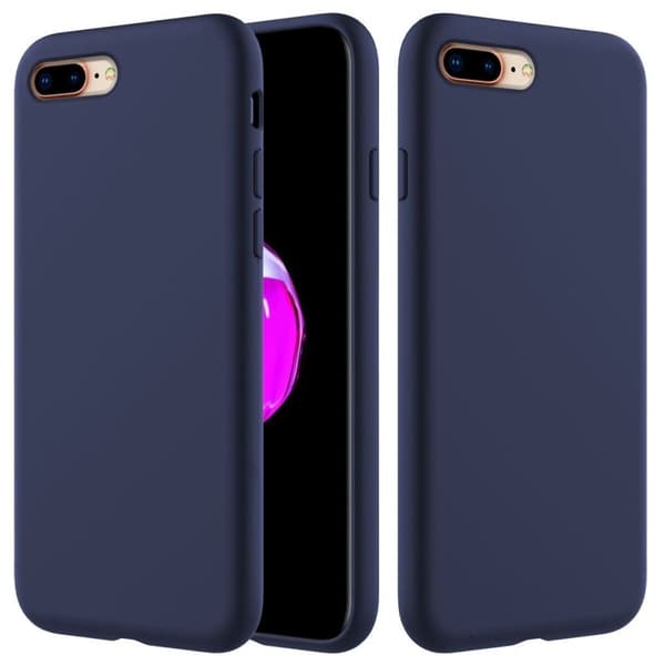 iPhone 8 Plus / 7 Plus Silikonikuori - Sininen