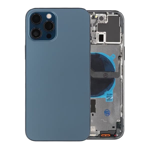 iPhone 12 Pro Max Baksida med Komplett Ram OEM - Blå
