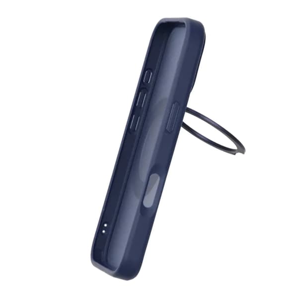 Mobilskal Roterande Magnet Stativ för iPhone 17 - Blå