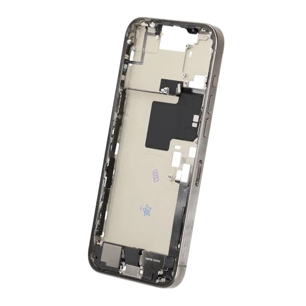 Midterramme med smådele til iPhone 16 Pro Max - Naturlig Titanium OEM