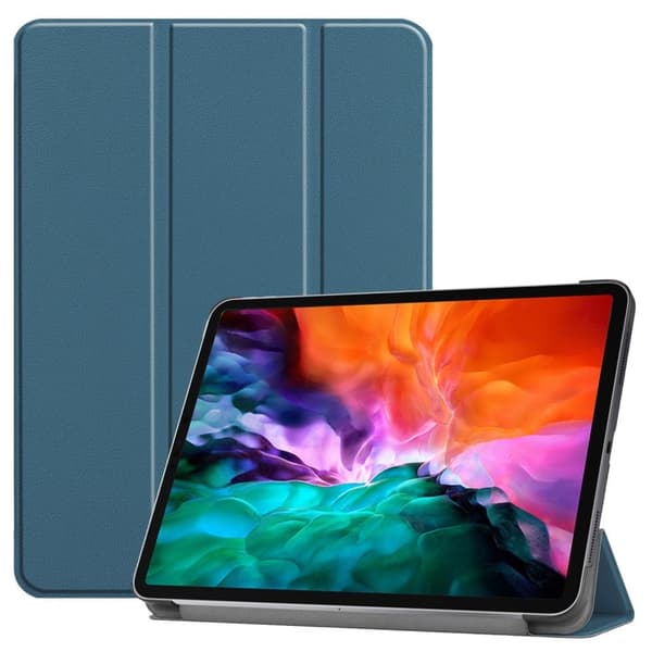 iPad Pro 12.9\" 2022/2021 tri-fold cover - Blå