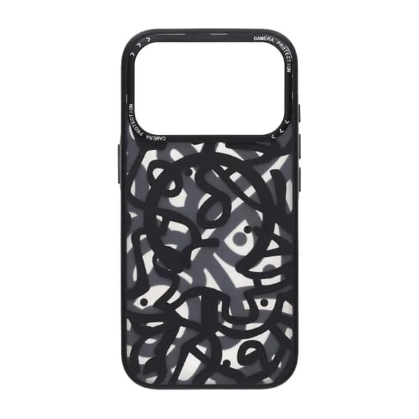 Graffiti Craft MagSafe -kuori iPhone 17 Pro Maxille, musta