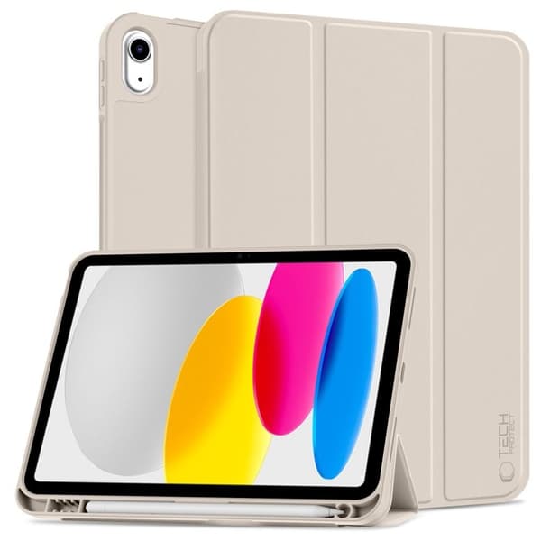 Tech-Protect SC Pen Cover til iPad 10. generation 2022 10.9\" - Beige