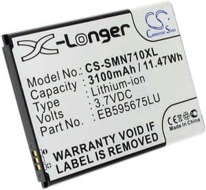 Batteri til Samsung Galaxy Note II / GT-N7100 osv. erstatningsbatteri