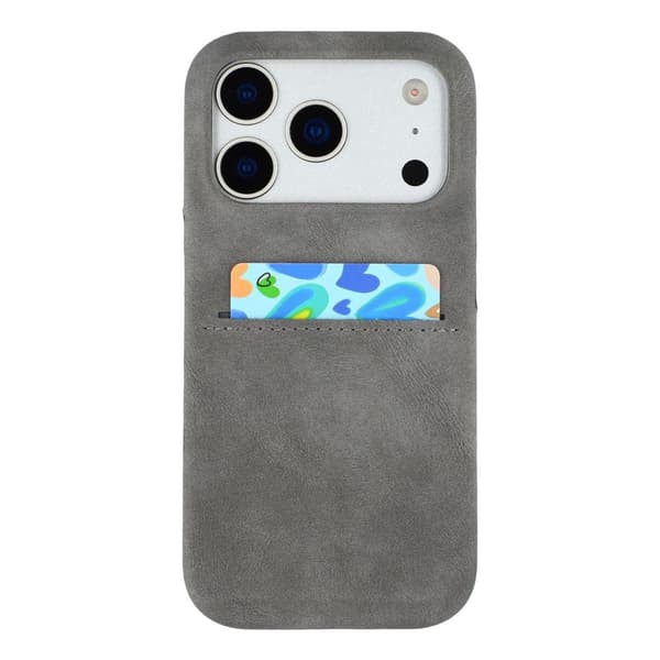 iPhone 18 Pro Max/17 Pro Max Cover med Kortplads - Grå