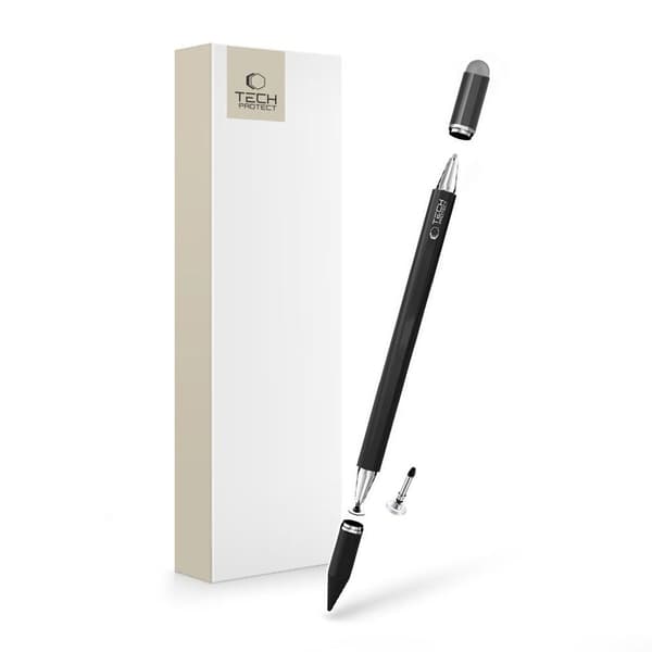 Tech-Protect USP200 styluspen passiv med 3 spetsar – Svart