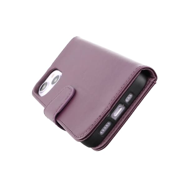 iPhone 14 Plus Plånboksfodral Extra Kortfack Rvelon - Lila
