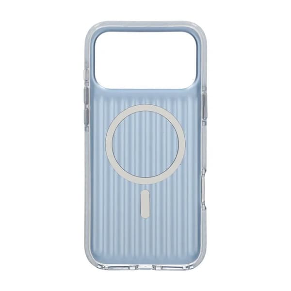 Bølget Magsafe Mobilcover til iPhone 17 Pro Max - Blå