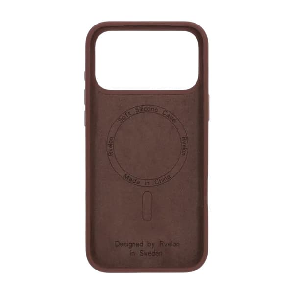 Rvelon Cover Silikone MagSafe til iPhone 17 Pro Max - Brun