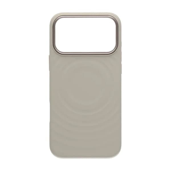 Mobilskal Silikon med Magsafe för iPhone 17 Pro Max - Beige