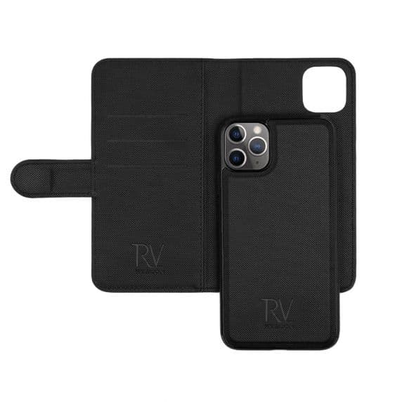 iPhone 11 Pro Plånboksfodral Magnet Rvelon - Svart