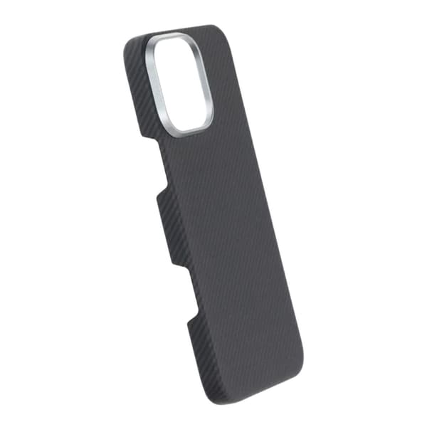 Kevlar Magsafe-kuori iPhone 16 Pro Maxille - Musta raidoilla