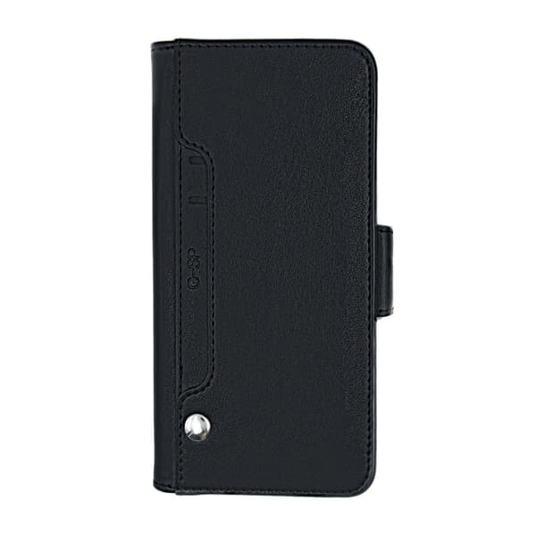 iPhone 11 Pro Max Pung Etui Stativ med Ekstra Kortpladser - Sort