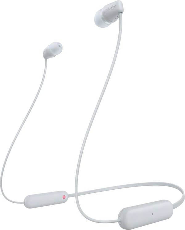 Sony WI-C100 Wireless In Ear - Vit - Original