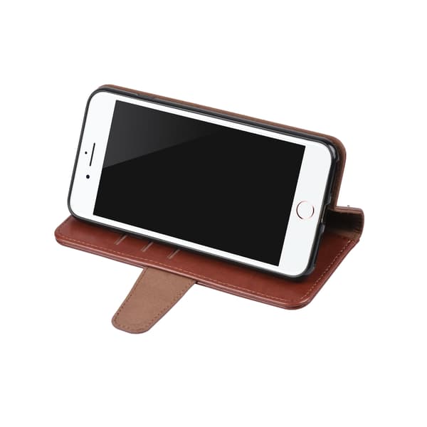 iPhone XS Max Plånboksfodral Stativ och extra Kortfack G-SP -  Brun