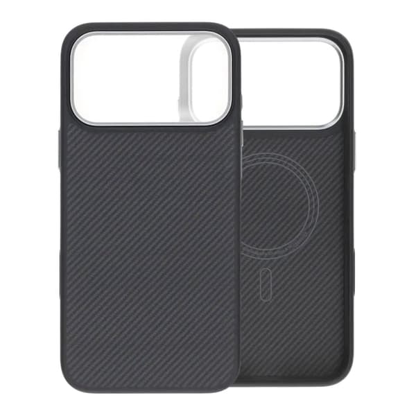 Kevlar MagSafe-cover med TPU til iPhone 17 Pro Max - Sort