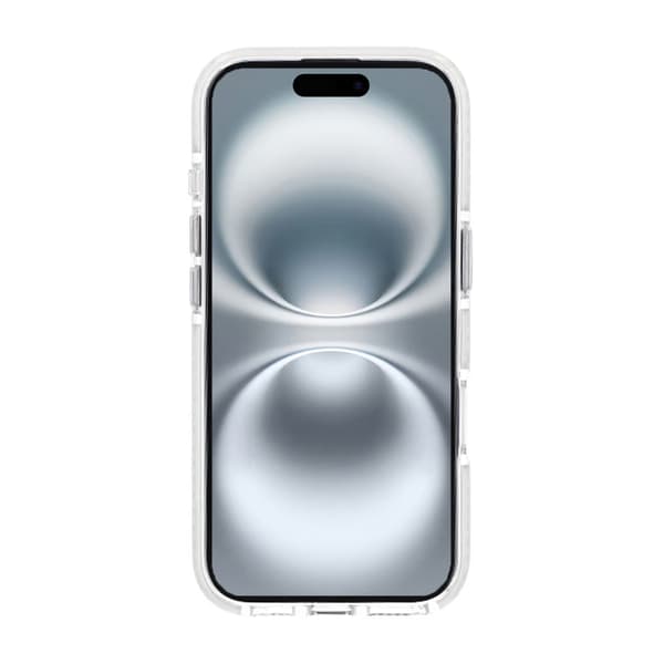 iPhone 16 Pro Mobilcover Magnet Dobbelt Beskyttelse - Hvid